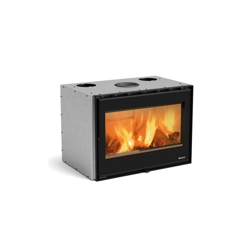 Insert à bois raccordable - LA NORDICA Inserto 80 Wide 5.0 12.4 kW