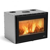 Insert à bois raccordable - LA NORDICA Inserto 80 Wide 5.0 12.4 kW