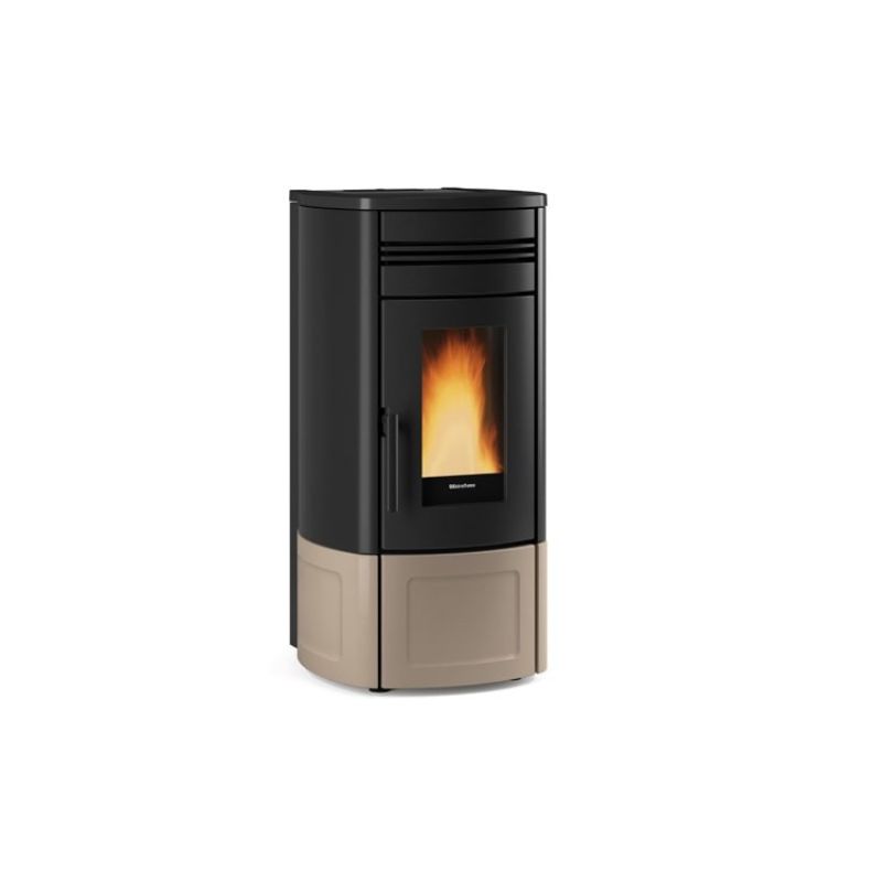 Poêle à granulés ventilé étanche canalisable - EXTRAFLAME Noris Plus Lux 12 kW