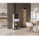 Poêle à bois avec four raccordable - LA NORDICA Nova Forno.16 11.8 kW