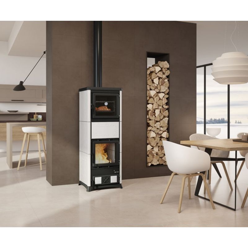 Poêle à bois avec four raccordable - LA NORDICA Nova Forno.16 11.8 kW