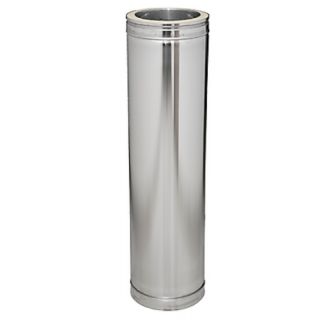 Conduit droit paroi isolé 440 mm Ø80mm - DINAK