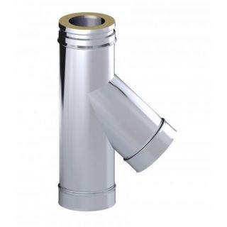 Té 135° paroi isolé  Ø100mm - DINAK