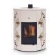 Poêle à bois d'angle céramique - ORIGINE PH Cupra Décor 10.6 kW