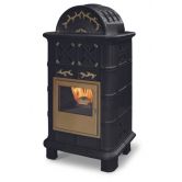 Poêle à granules en céramique - ORIGINE PHEBO Diana-Dôme 12.7 kW