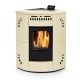 Poêle à granulés d'angle en céramique - ORIGINE PHEBO Gaia 5S 12.2 kW