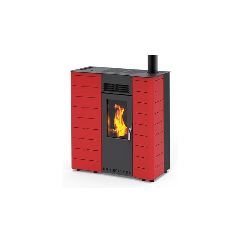 Poêle à granules canalisable slim - VULCANIA Slim Canalizzata Evo 8.7 kW
