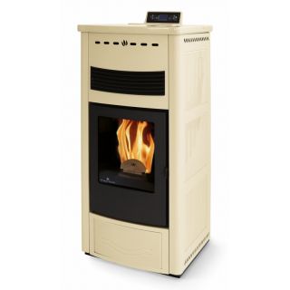 Poêle à granules ventilé céramique - PheboStufe Maia Maxi 14 kW