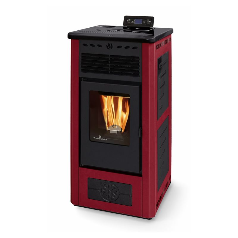 Poêle à granules étanche ventilé - PheboStufe Febe - H Bicolore 9.1 kW
