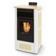 Poêle à granules en céramique - ORIGINE PHEBO Gea Bicolore 5S-8 7.5 kW
