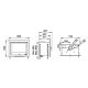 Insert à bois ventilé canalisable - BRONPI I70 12 kW