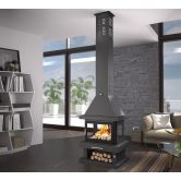 Poêle à bois cheminée 4 vitres - FIREMATIC Kingston 10.9 kW