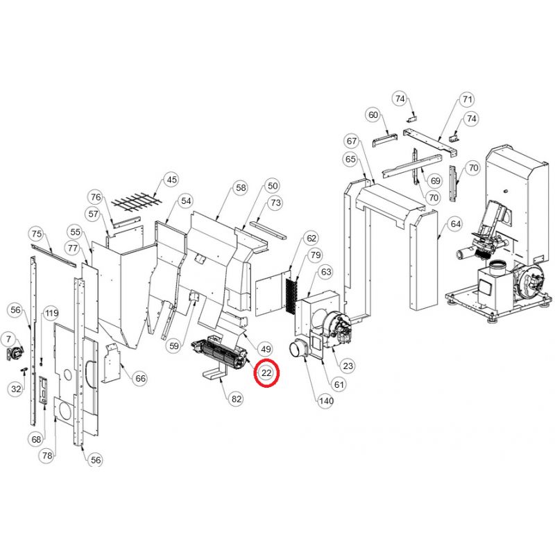 Ventilateur d'air pour poêles - EXTRAFLAME
