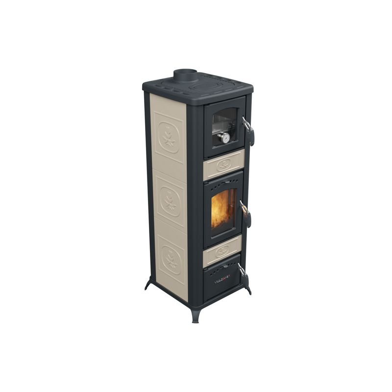 Poêle à bois avec four - VULCANIA Rina Forno 6 kW