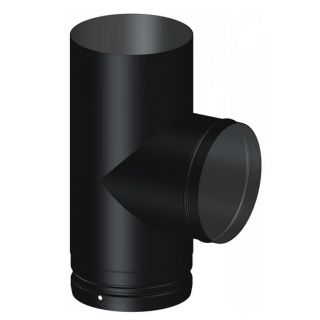 Té 90° avec piquage femelle Ø150mm - DINAK DEKO BOIS