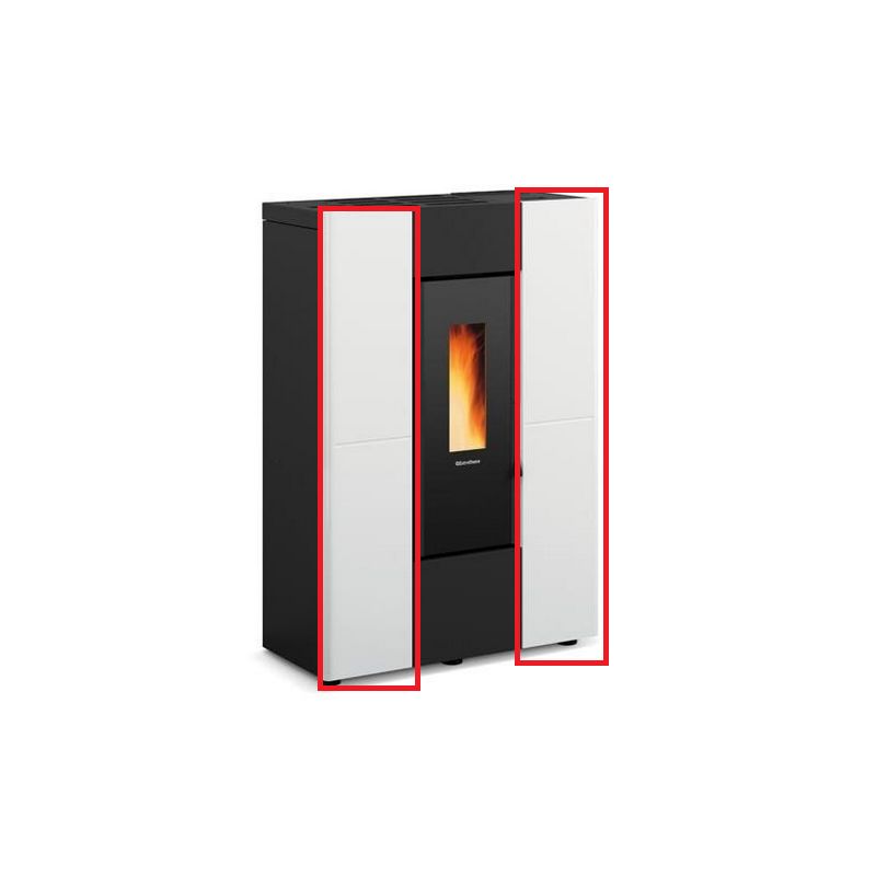 Panneau frontal latéral - MARILENA PLUS AD STEEL EXTRAFLAME
