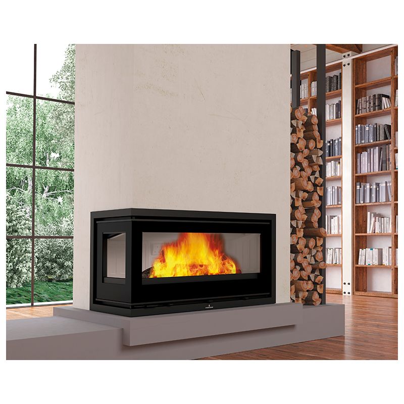 Insert à bois canalisable - BRONPI Cairo-90-EI 13 kW