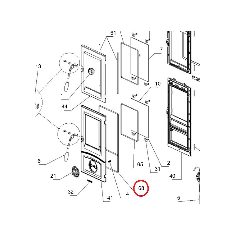 Joint 7mm pour modèles Gemma Forno - LA NORDICA