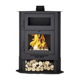 Poêle à bois d'angle avec four - FIREMATIC Memphis 11.2 kW