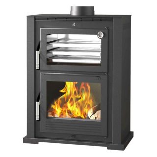 Poêle à bois avec four - FIREMATIC Miami 9.5 kW