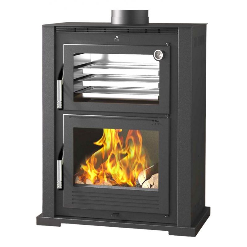 Poêle à bois avec four - FIREMATIC Miami 9.5 kW