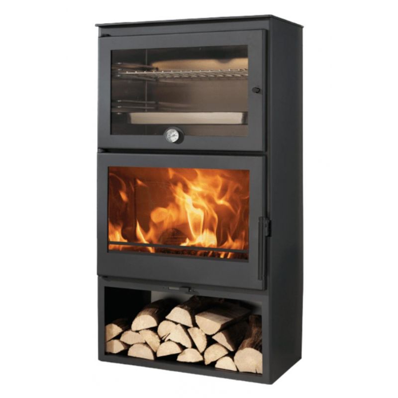 Poêle à bois avec four - PANADERO Gourmet 7 kW