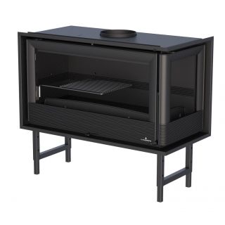 Insert à bois ventilé canalisable - BRONPI Paris 90-ED 13 kW