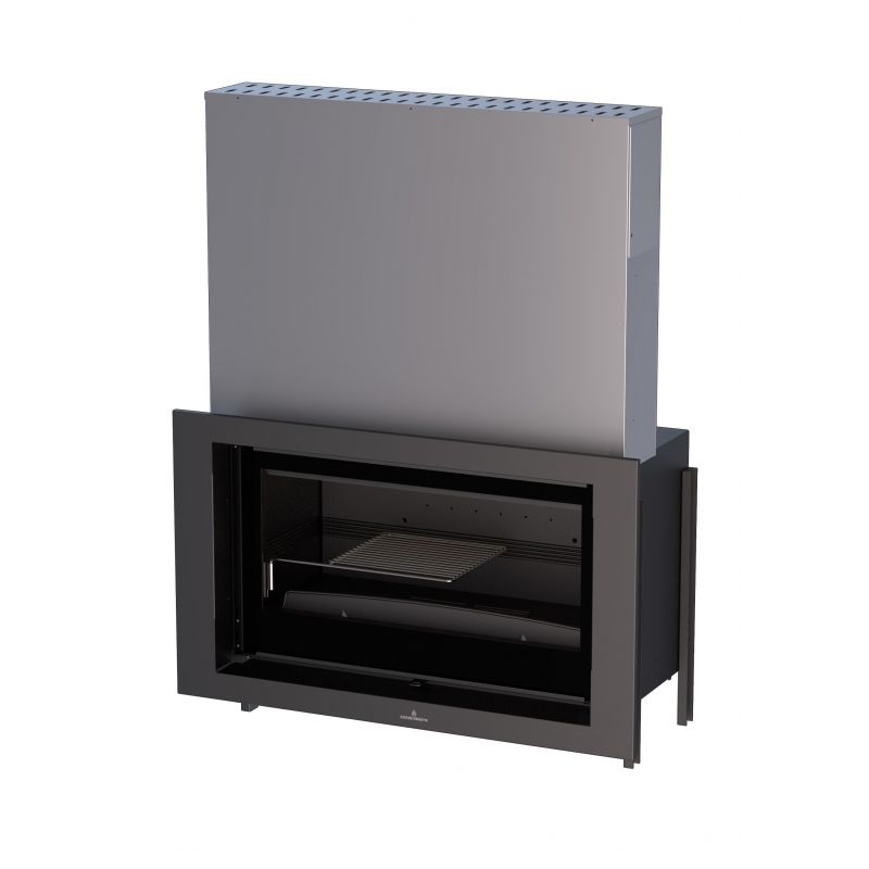 Insert à bois ventilé canalisable - BRONPI Paris 90 VG 14 kW