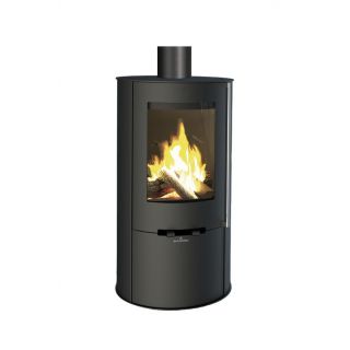 Poêle à bois rond raccordable - BRONPI Dover 9.4 kW