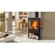 Poêle à bois 3 vitres - PANADERO Coral 3V 5 kW