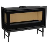 Insert à bois canalisable raccordable - BRONPI Cairo 110 EI 13 kW