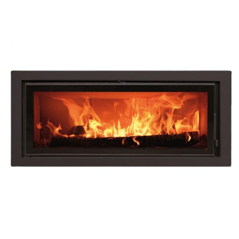 Insert à bois panoranique avec prise d'air direct - PANADERO Vision 9 kW