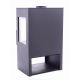 Poêle à bois 3 vitres - PANADERO Coral 3V 5 kW