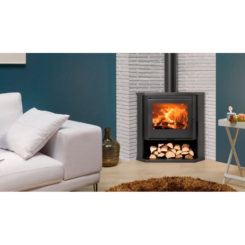 Poêle à bois d'angle - PANADERO Sintra 7 kW