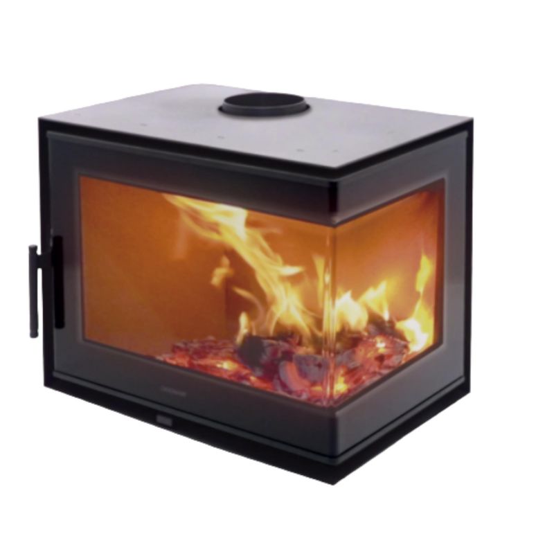 Insert à bois avec prise d'air direct - PANADERO Foyer DER 6 kW