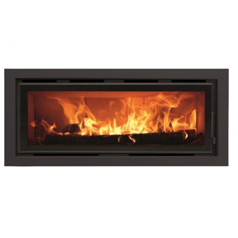 Insert à bois panoranique avec prise d'air direct - PANADERO C-Vision 9 kW