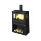 Poêle à bois 3 vitres silencieux - BRONPI Versailles 10 kW