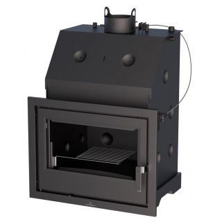 Insert à bois chauffage central - BRONPI HydroBronpi 80E 27 kW