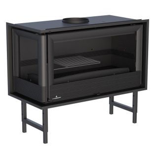 Insert à bois ventilé canalisable - BRONPI Paris 90-EI 13 kW
