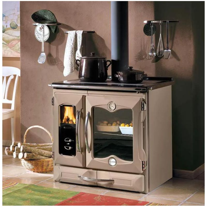 Cuisinière à bois en fonte raccordable - LA NORDICA Suprema.16 9 kW