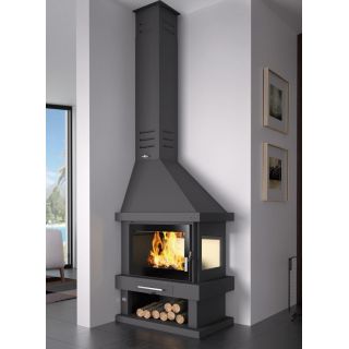 Cheminée à bois d'angle - FIREMATIC Alabama 10.5 kW