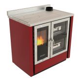 Cuisinière à bois coloré - LINCAR Fusion 8.4 kW