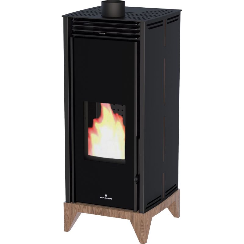 Poêle à granules sans électricité convection naturelle - BRONPI Free 6 vision 6kw sans électricité