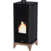 Poêle à granules sans électricité à convection naturelle - BRONPI Free 6 Vision 6 kW