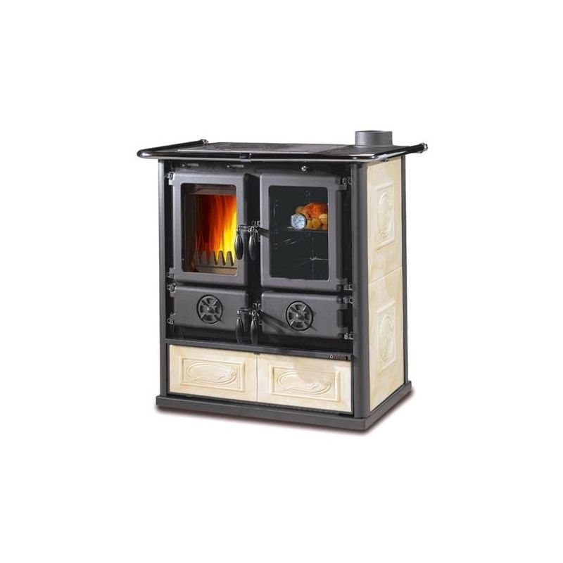 Cuisinière à bois raccordable - LA NORDICA Rosetta.16 Ceramica 7.9 kW