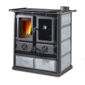 Cuisinière à bois raccordable en pierre - LA NORDICA Rosetta.16 Petra 7.9 kW