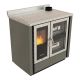 Cuisinière à bois coloré - LINCAR Fusion 8.4 kW