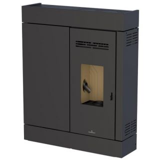 Poêle à granulés ventilé extra-plat - BRONPI Cira 8 kW