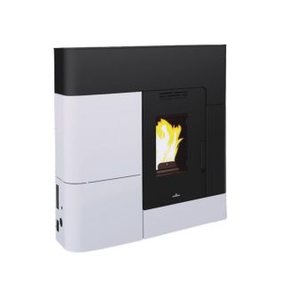 Poêle à granulés ventilé extra-plat - BRONPI Clara 11 kW