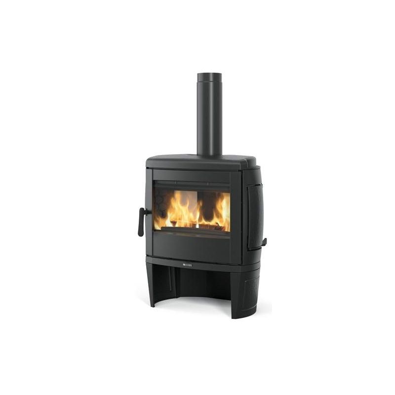 Poêle à bois en fonte avec récupérateur de chaleur - LA NORDICA Tahiti EPS 9 kW